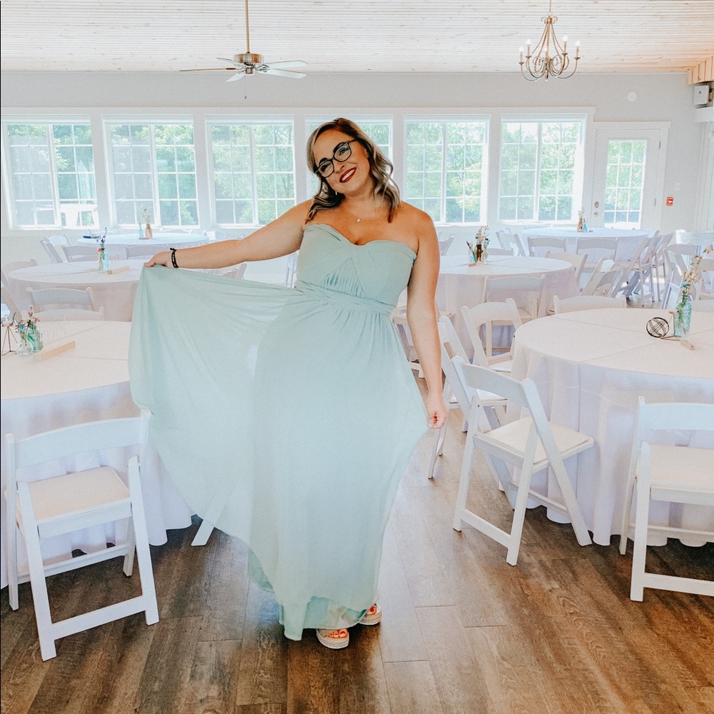 Birdy Grey Bridesmaid Dress Sage / Light Green 2X